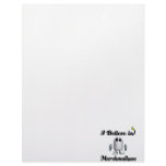 i believe in marshmallows custom letterhead