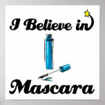 i believe in mascara print