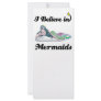 i believe in mermaids rack card design