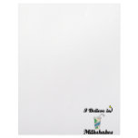 i believe in milkshakes letterhead