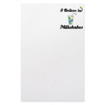 i believe in milkshakes stationery