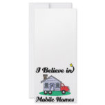 i believe in mobile homes customized rack card