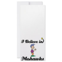 i believe in mohawks custom rack card