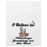 i believe in monkeys jumping on bed flyers