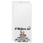 i believe in monkeys jumping on bed rack cards