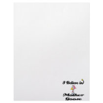 i believe in mother goose customized letterhead