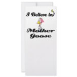 i believe in mother goose rack cards