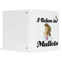i believe in mullets vinyl binders