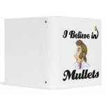 i believe in mullets vinyl binder