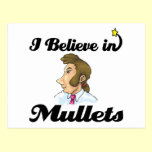 i believe in mullets postcards