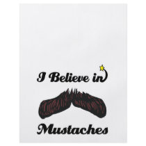 i believe in mustaches flyer