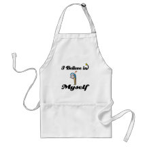 i believe in myself apron