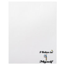 i believe in myself customized letterhead