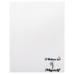 i believe in myself customized letterhead