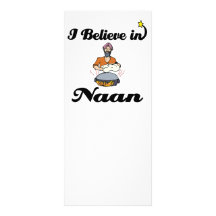 i believe in naan bread custom rack cards