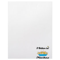 i believe in nachos customized letterhead
