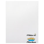 i believe in nachos customized letterhead