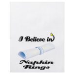 i believe in napkin rings flyers