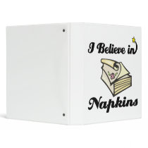 i believe in napkins 3 ring binder