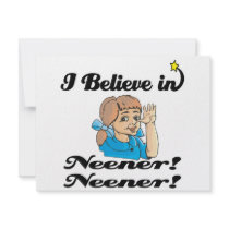 i believe in neener neener custom announcement
