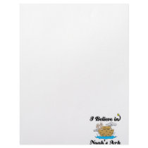 i believe in noahs ark customized letterhead