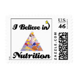 i believe in nutrition postage