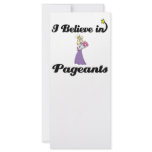 i believe in pageants rack cards