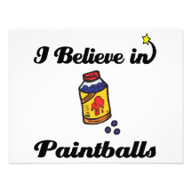 i believe in paintballs invites