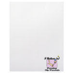 i believe in painting my toenails letterhead