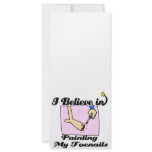 i believe in painting my toenails rack cards