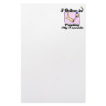 i believe in painting my toenails stationery