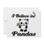 i believe in pandas invitation