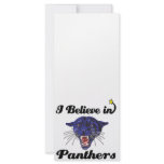 i believe in panthers rack card design