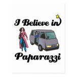 i believe in paparazzi postcard