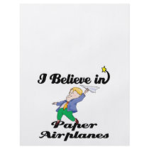 i believe in paper airplanes personalized flyer