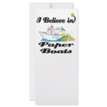 i believe in paper boats rack cards