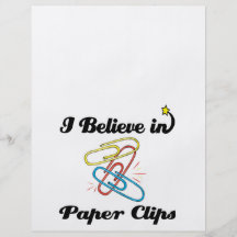 i believe in paper clips flyer