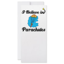 i believe in parachutes custom rack cards