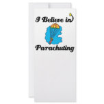 i believe in parachuting custom rack card