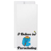 i believe in parachuting rack card template