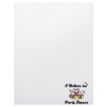 i believe in party favors letterhead template