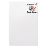 i believe in party favors customized stationery