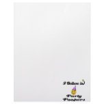 i believe in party poopers letterhead template