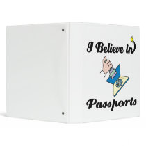 i believe in passports vinyl binders