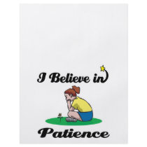 i believe in patience full color flyer