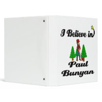 i believe in paul bunyan vinyl binder