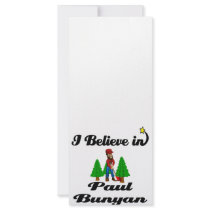 i believe in paul bunyan customized rack card
