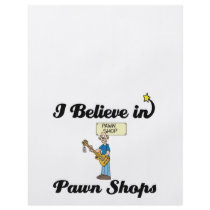 i believe in pawn shops flyer design