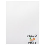 i believe in PB and J Personalized Letterhead