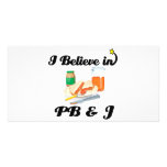 i believe in PB and J Photo Card Template